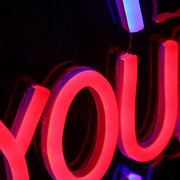 The World Is Yours Orange Neon Sign