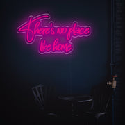 There Is No Place Like Home LED Custom Neon Sign