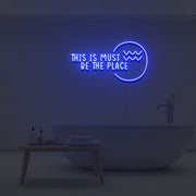 This Is Must Be The Place Neon Sign Custom Neon Sign Lights Night Lamp Led Neon Sign Light For Home Party