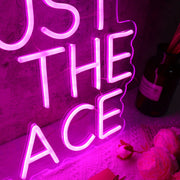 THIS MUST BE THE PLACE Purple Neon Sign