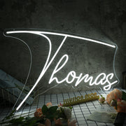 Thomas White Name Neon Sign