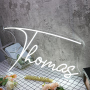 Thomas White Name Neon Sign