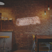 Three-Dimensional Freedom Word LED Neon Sign