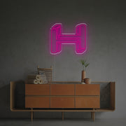 Three-Dimensional Letter H LED Neon Sign