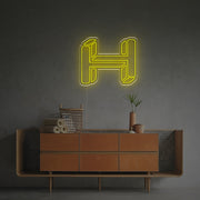 Three-Dimensional Letter H LED Neon Sign