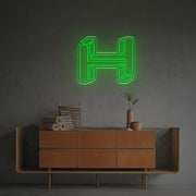 Three-Dimensional Letter H LED Neon Sign