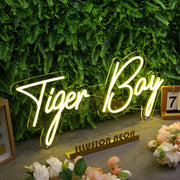 Tiger Bay Yellow Neon Sign