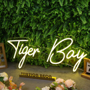 Tiger Bay Yellow Neon Sign