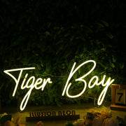 Tiger Bay Yellow Neon Sign