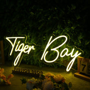 Tiger Bay Yellow Neon Sign