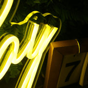 Tiger Bay Yellow Neon Sign