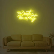 Til Death Do Us Party Neon Sign