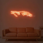 Til Death Hands Neon Sign