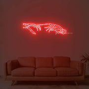 Til Death Hands Neon Sign