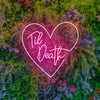 Til Death Heart Neon Sign