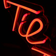 Til Death Orange Neon Sign