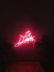 Til Death Weddign Neon Sign