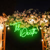 Til Death Wedding Neon Sign