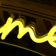 Time To Phlush Yellow Neon Sign