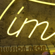 Times Yellow Neon Sign