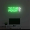 To The Moon Neon Sign