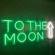 To The Moon Neon Sign