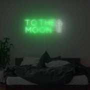 To The Moon Neon Sign