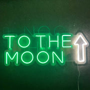 To The Moon Neon Sign