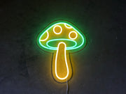 Toadstool Mushroom Neon Sign