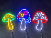 Toadstool Mushroom Neon Sign