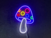 Toadstool Mushroom Neon Sign