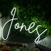 Tones White Neon Sign