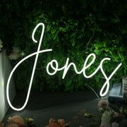 Tones White Neon Sign