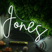 Tones White Neon Sign