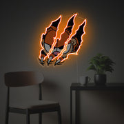 Torn Wall By Garfield LED Neon Acrylic Artwork