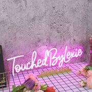 Touched By Lexie Purple Neon Sign