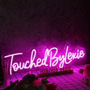 Touched By Lexie Purple Neon Sign