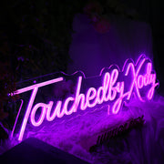 Touchedly Xody Purple Neon Sign