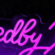 Touchedly Xody Purple Neon Sign