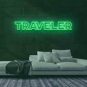 Traveler Neon Sign