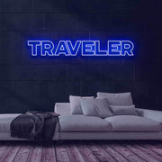 Traveler Neon Sign