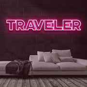 Traveler Neon Sign