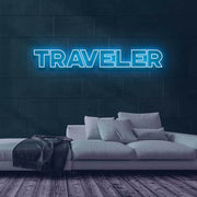 Traveler Neon Sign