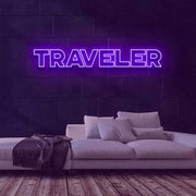 Traveler Neon Sign