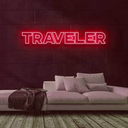 Traveler Neon Sign