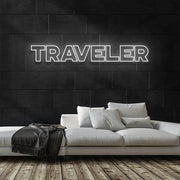 Traveler Neon Sign