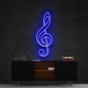 Treble Clef Neon Sign