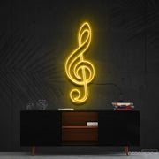 Treble Clef Neon Sign