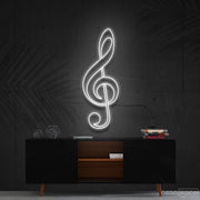 Treble Clef Neon Sign