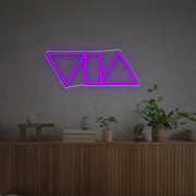 Triangles And Tangle LED Neon Sign